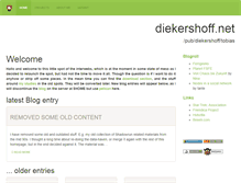 Tablet Screenshot of diekershoff.net